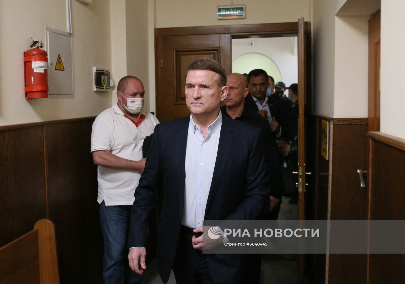 Суд по делу В. Медведчука в Киеве