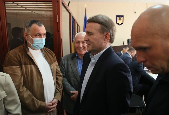 Суд по делу В. Медведчука в Киеве