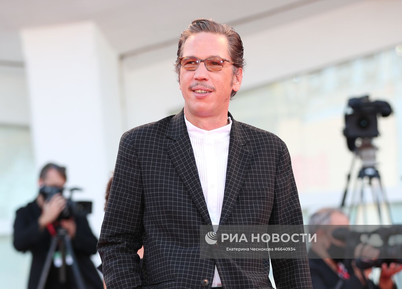 Французский актер Реда Катеб на церемонии открытия 78-го Венецианского международного кинофестиваля. Место: Италия, Венеция. Автор: Екатерина Чеснокова/РИА Новости. Венецианский кинофестиваль. Открытие