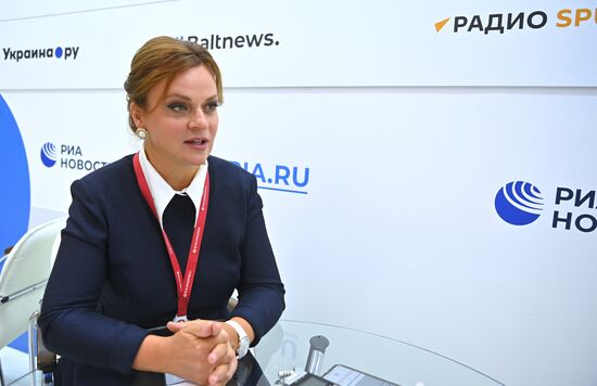 ВЭФ-2021. Работа стенда МИА "Россия сегодня"