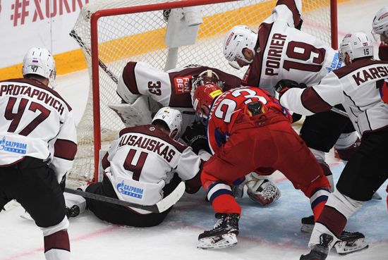 Хоккей. КХЛ. Матч ЦСКА – "Динамо" (Рига)