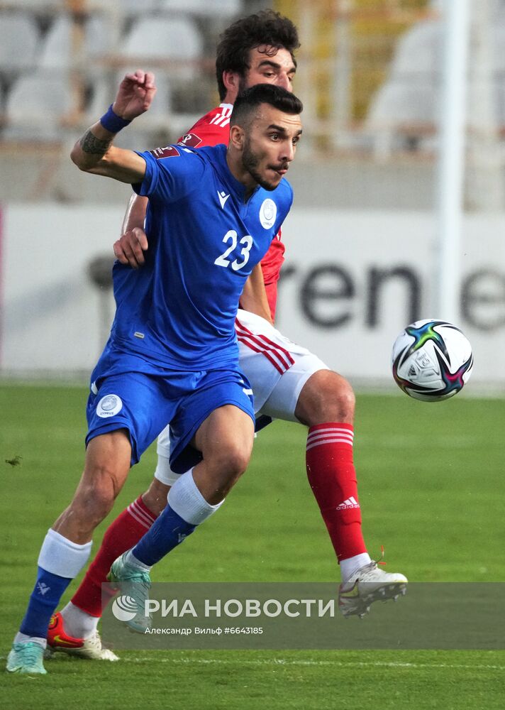 Футбол. Отборочный матч ЧМ-2022. Кипр – Россия