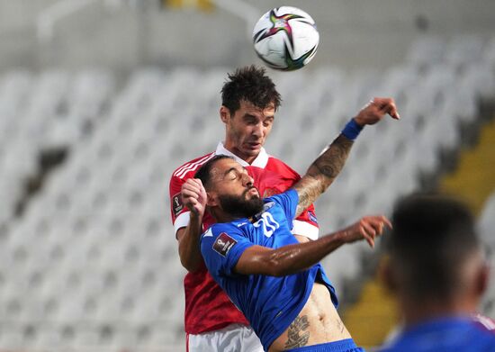 Футбол. Отборочный матч ЧМ-2022. Кипр – Россия