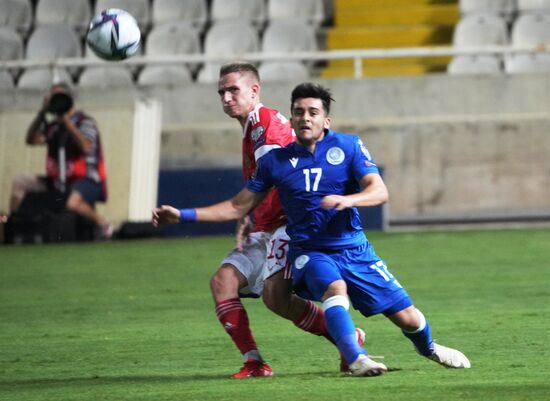 Футбол. Отборочный матч ЧМ-2022. Кипр – Россия