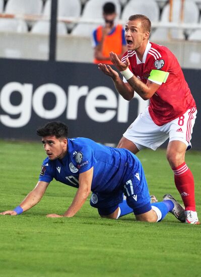 Футбол. Отборочный матч ЧМ-2022. Кипр – Россия