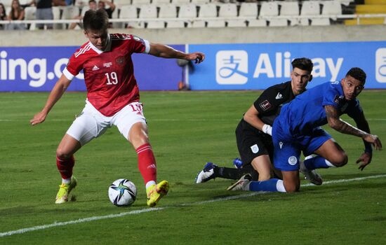 Футбол. Отборочный матч ЧМ-2022. Кипр – Россия