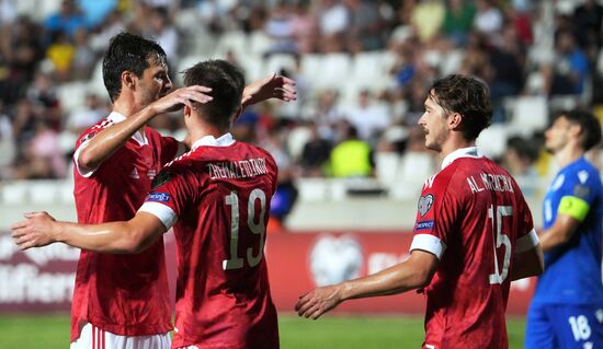 Футбол. Отборочный матч ЧМ-2022. Кипр – Россия