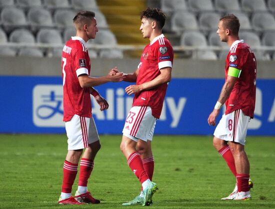 Футбол. Отборочный матч ЧМ-2022. Кипр – Россия