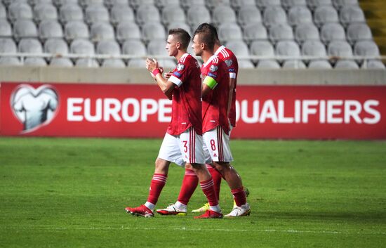 Футбол. Отборочный матч ЧМ-2022. Кипр – Россия