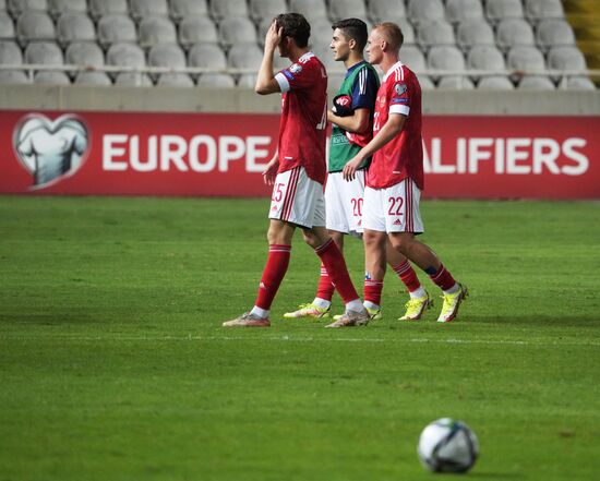 Футбол. Отборочный матч ЧМ-2022. Кипр – Россия