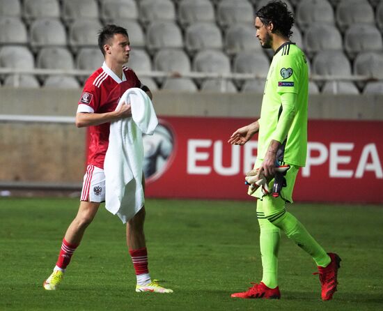 Футбол. Отборочный матч ЧМ-2022. Кипр – Россия