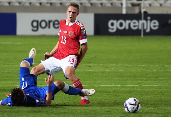 Футбол. Отборочный матч ЧМ-2022. Кипр – Россия