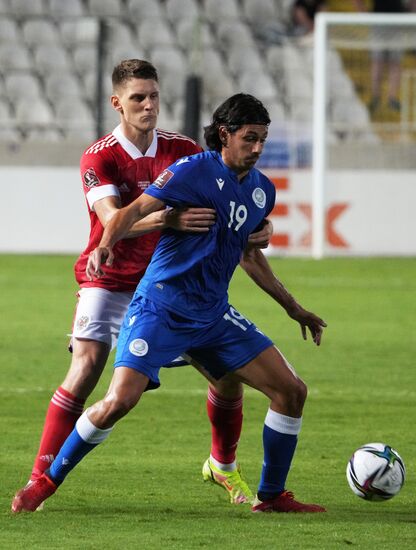 Футбол. Отборочный матч ЧМ-2022. Кипр – Россия