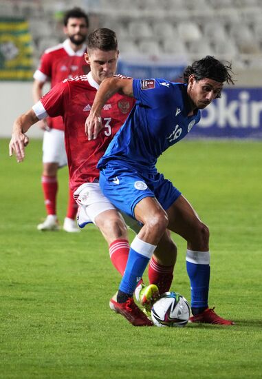 Футбол. Отборочный матч ЧМ-2022. Кипр – Россия