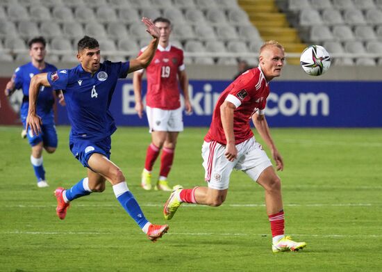 Футбол. Отборочный матч ЧМ-2022. Кипр – Россия