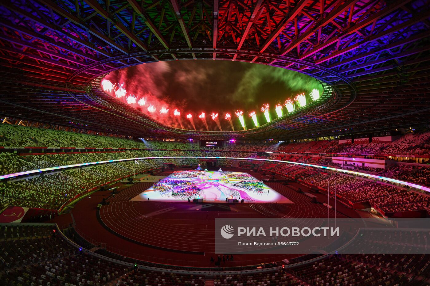Церемония закрытия XVI летних Паралимпийских игр в Токио