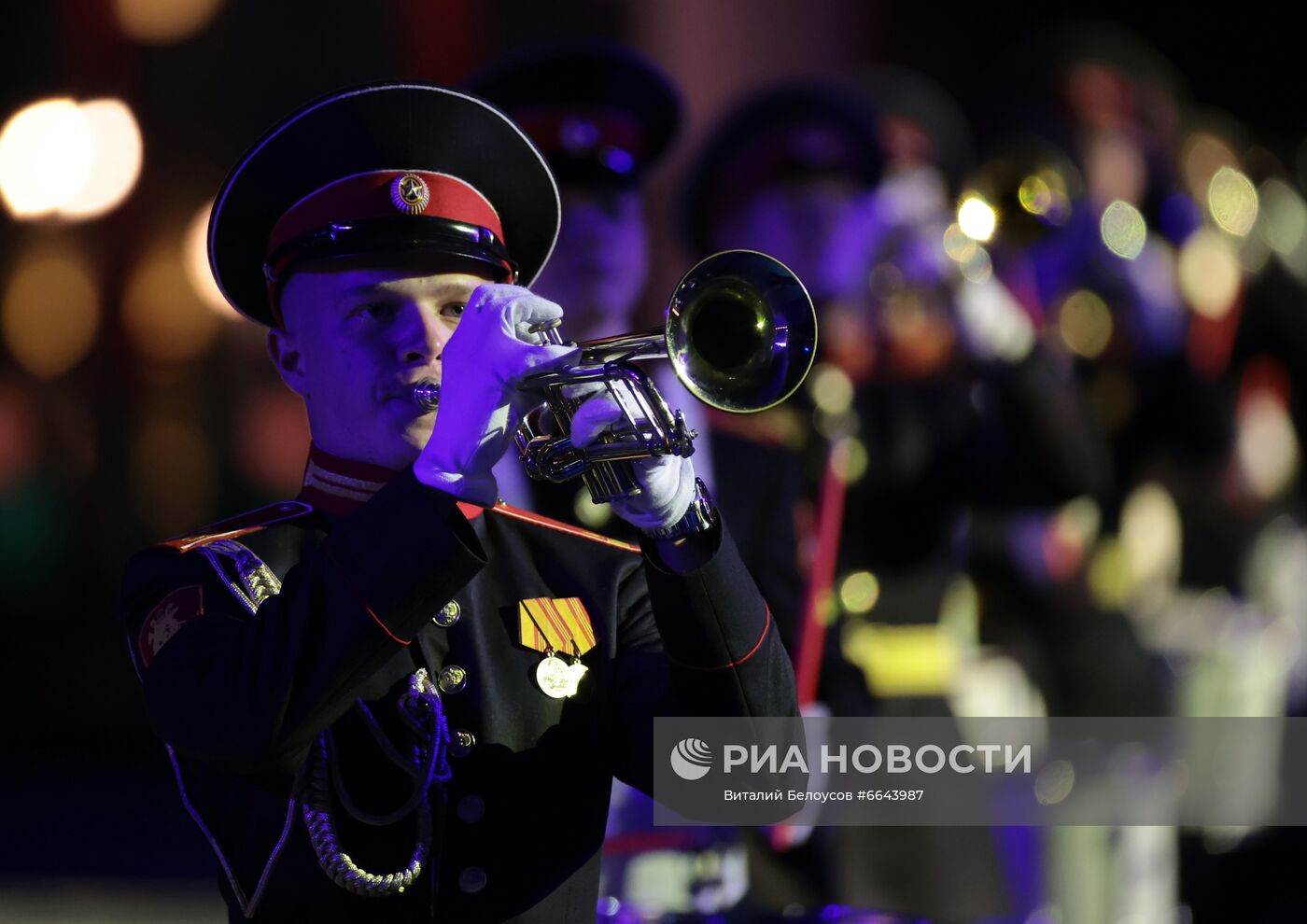 Церемония закрытия XIV Международного военно-музыкального фестиваля "Спасская башня"  2021