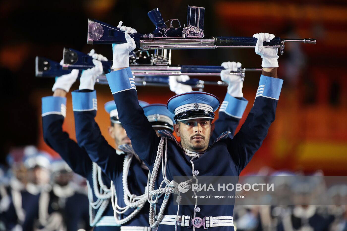 Церемония закрытия XIV Международного военно-музыкального фестиваля "Спасская башня"  2021