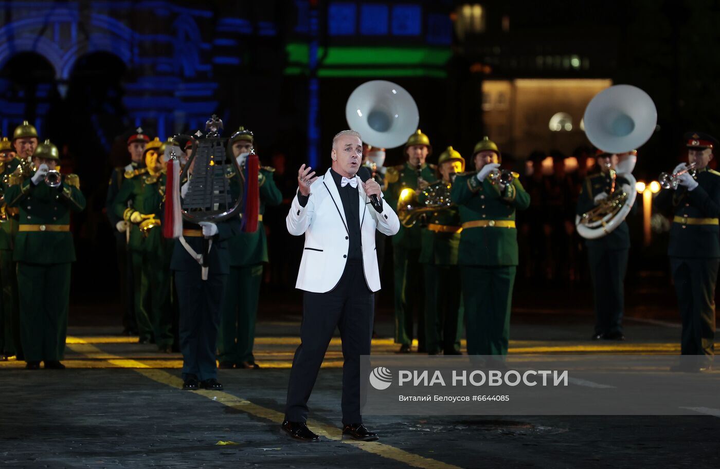 Церемония закрытия XIV Международного военно-музыкального фестиваля "Спасская башня"  2021