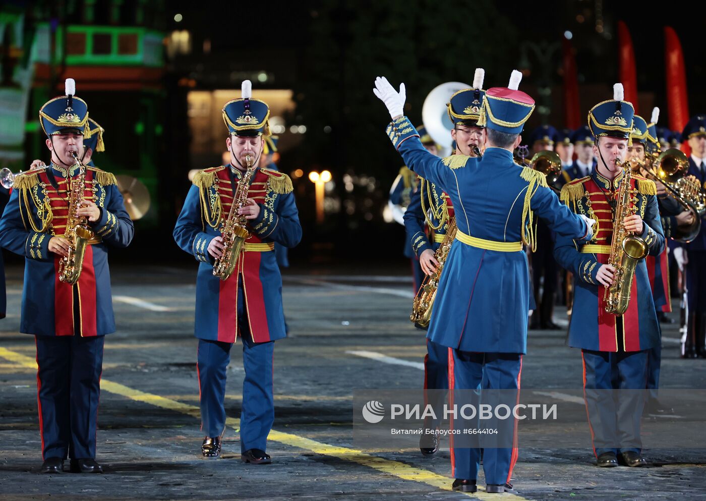 Церемония закрытия XIV Международного военно-музыкального фестиваля "Спасская башня"  2021