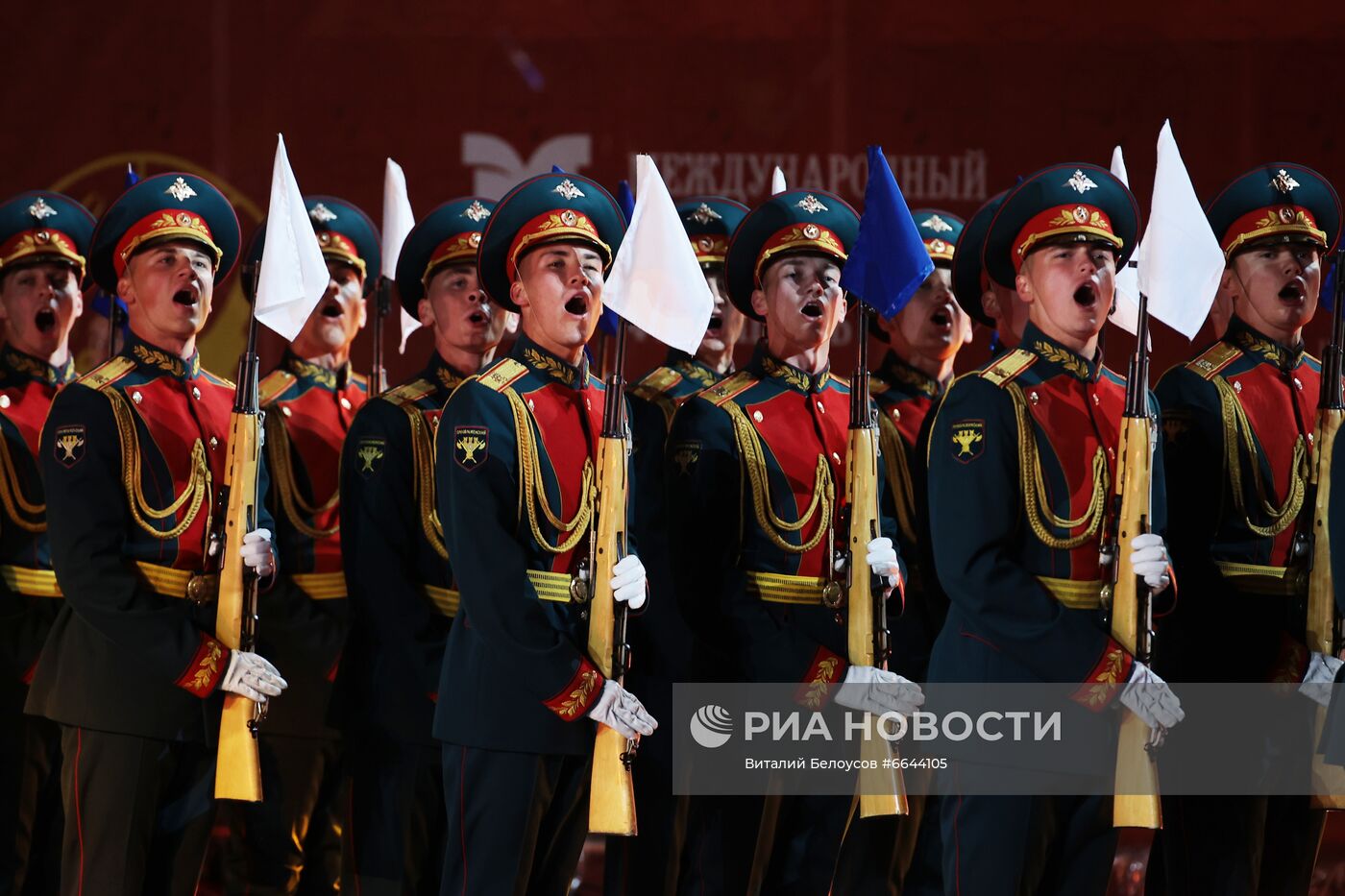 Церемония закрытия XIV Международного военно-музыкального фестиваля "Спасская башня"  2021