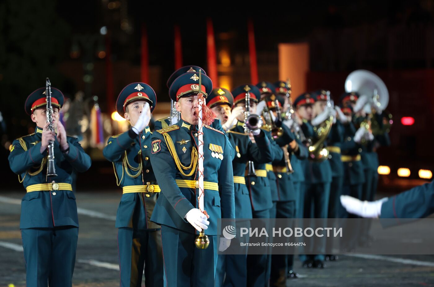 Церемония закрытия XIV Международного военно-музыкального фестиваля "Спасская башня"  2021