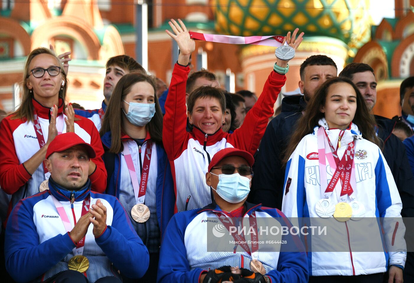 Концерт в честь паралимпийской сборной России на Красной площади