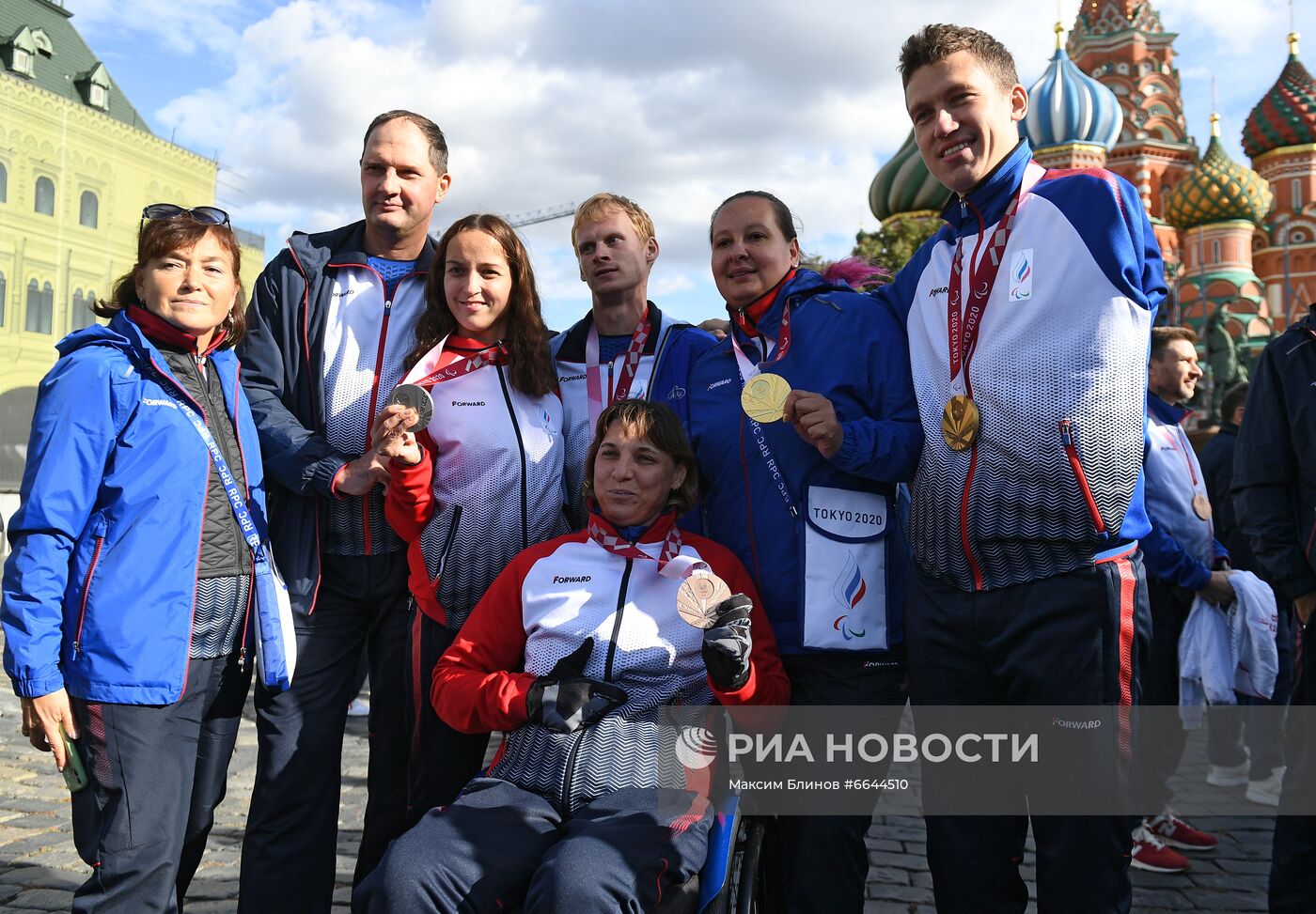 Концерт в честь паралимпийской сборной России на Красной площади