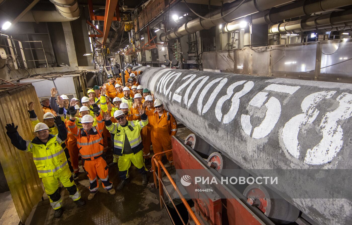 Уложена последняя труба "Северного потока 2"