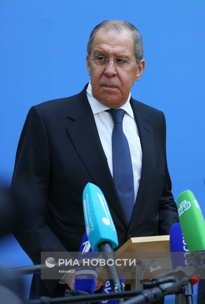 Поездка министра иностранных дел РФ С. Лаврова в Санкт-Петербург