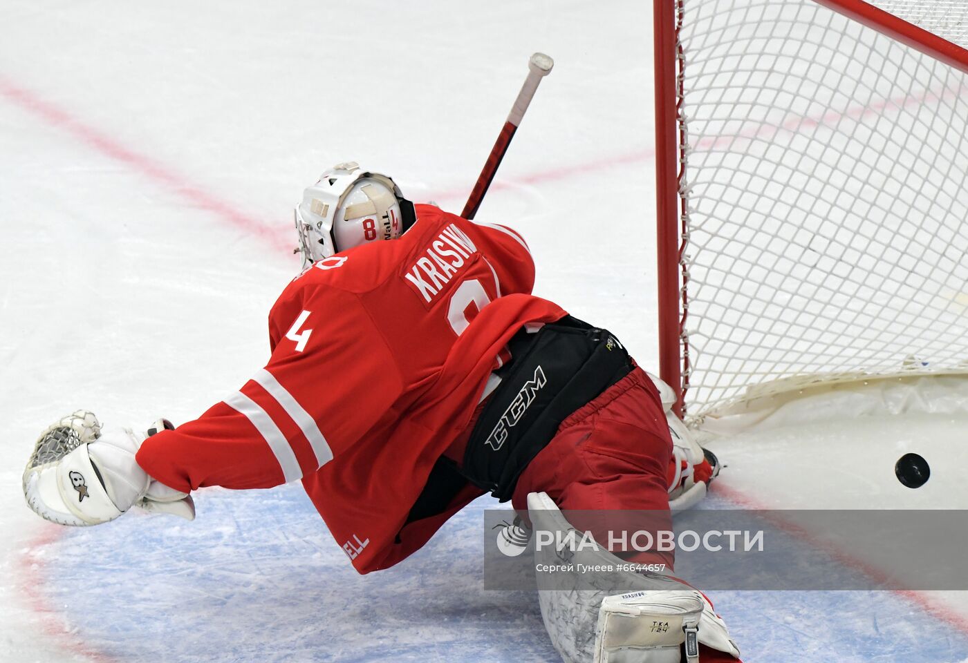 Хоккей. КХЛ. Матч "Спартак" - "Витязь"
