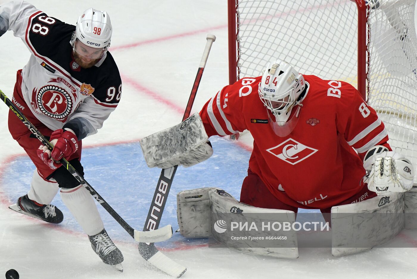 Хоккей. КХЛ. Матч "Спартак" - "Витязь"