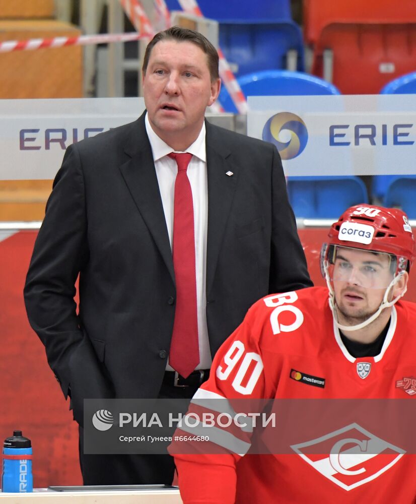 Хоккей. КХЛ. Матч "Спартак" - "Витязь"