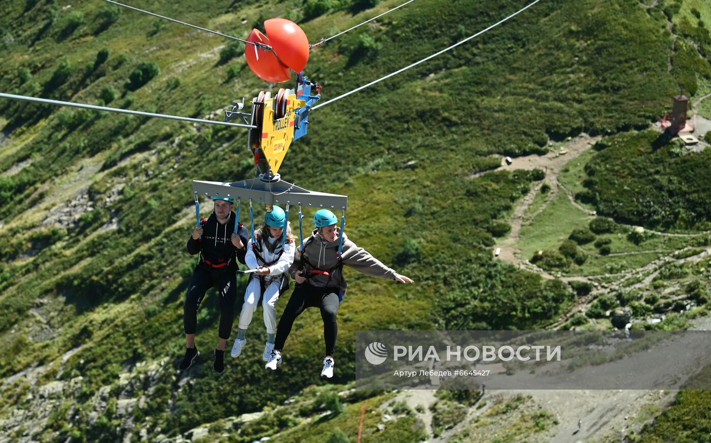 Открытие скоростного троллея в Красной Поляне