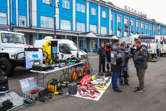 Международные учения МЧС в Арктической зоне