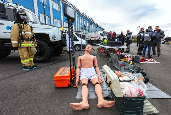 Международные учения МЧС в Арктической зоне