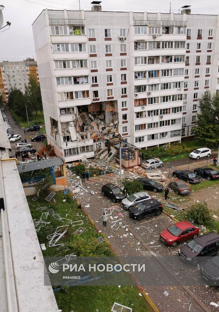 Взрыв газа в жилом доме в Ногинске