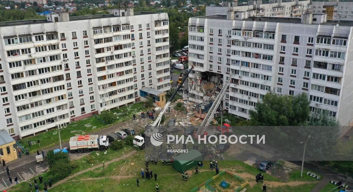 Взрыв газа в жилом доме в Ногинске