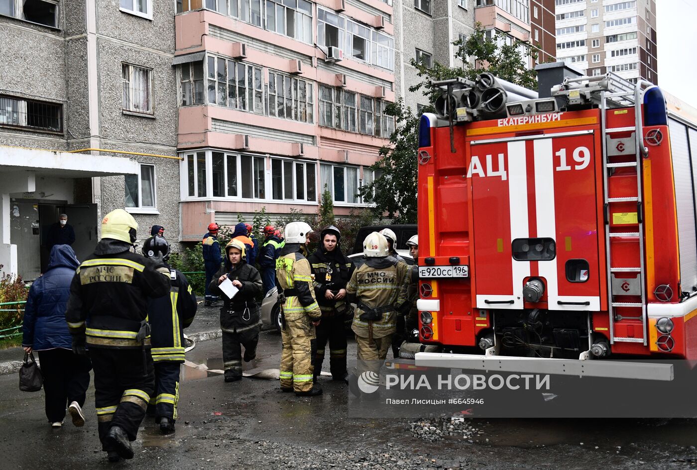 Хлопок газа в жилом доме в Екатеринбурге