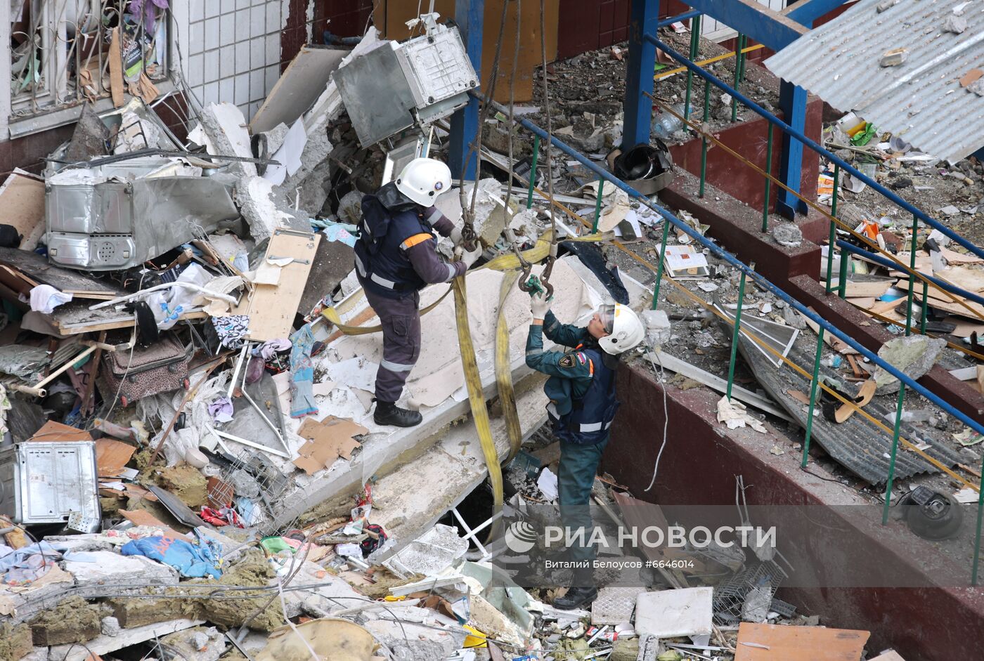 Взрыв газа в жилом доме в Ногинске