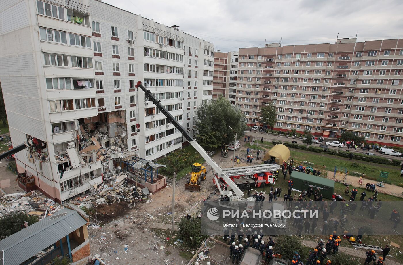 Взрыв газа в жилом доме в Ногинске