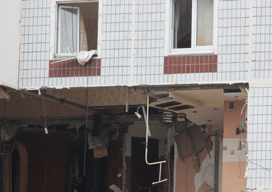 Взрыв газа в жилом доме в Ногинске