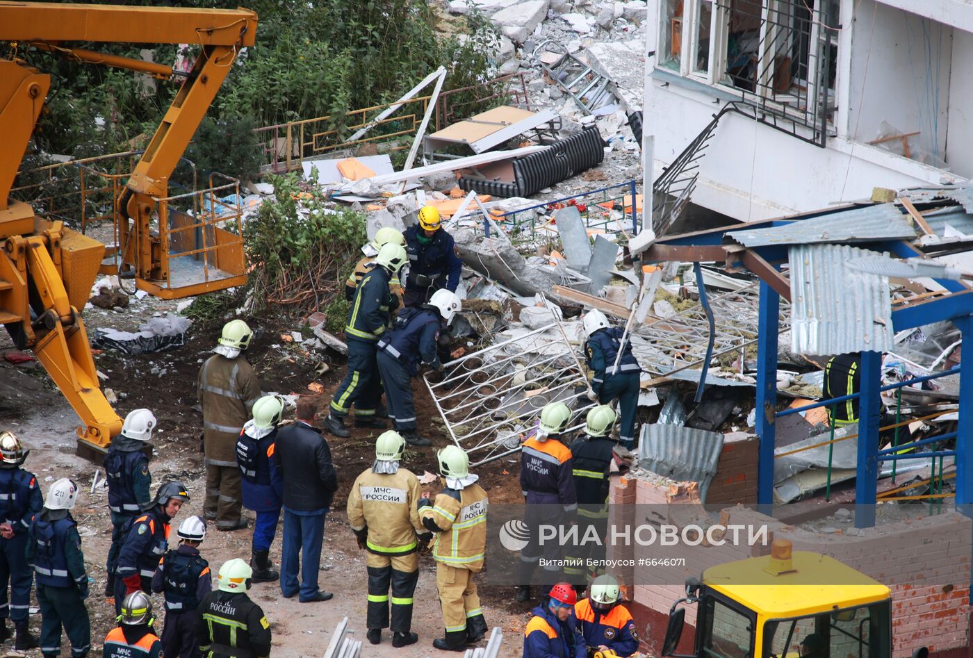 Взрыв газа в жилом доме в Ногинске