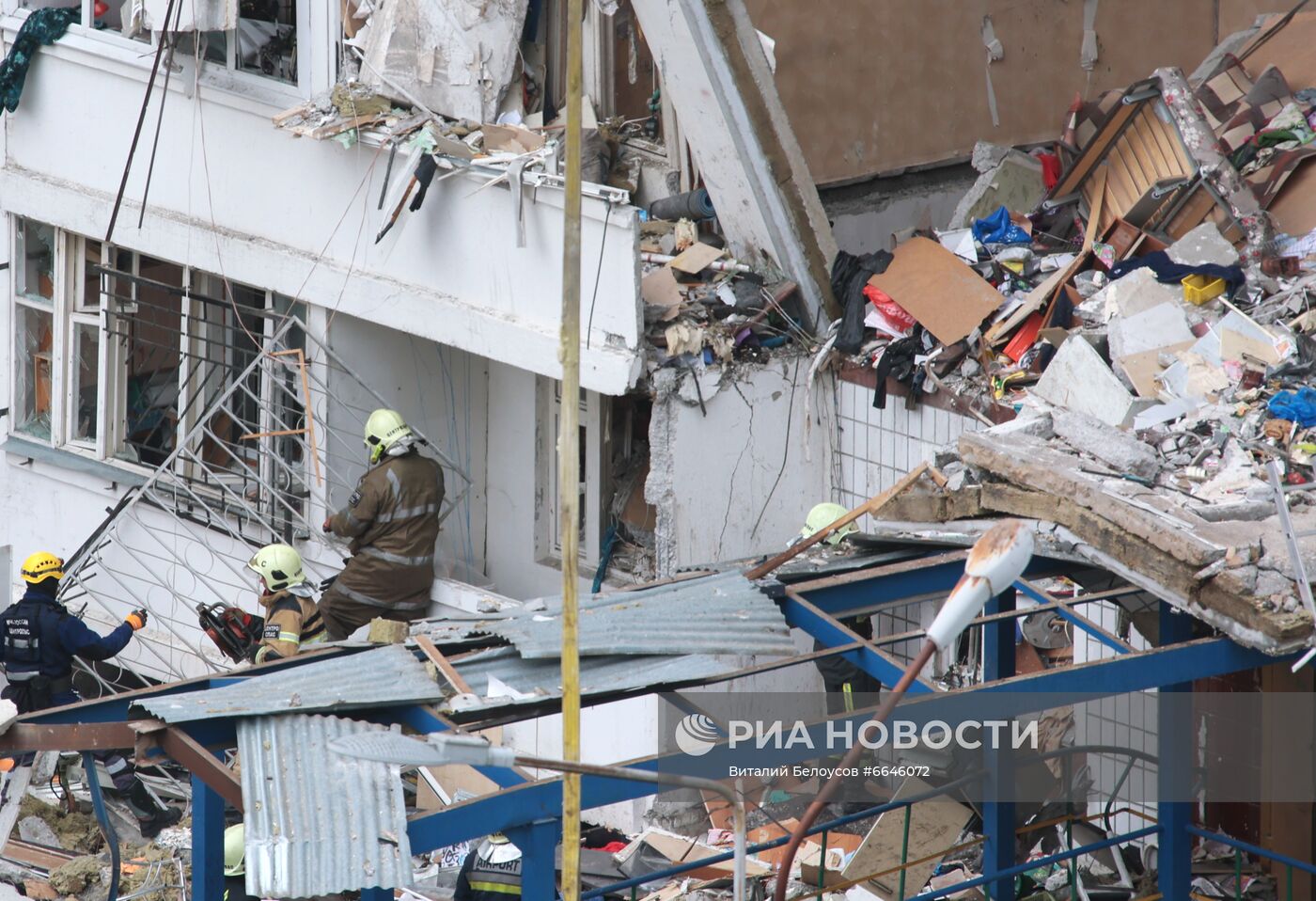 Взрыв газа в жилом доме в Ногинске