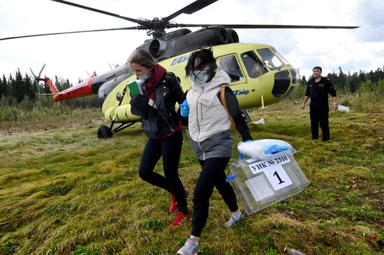 Досрочное голосование на выборах депутатов Госдумы в Тюменской области