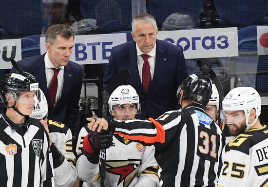 Хоккей. КХЛ. Матч "Динамо" (Москва) - "Авангард"