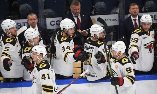 Хоккей. КХЛ. Матч "Динамо" (Москва) - "Авангард"