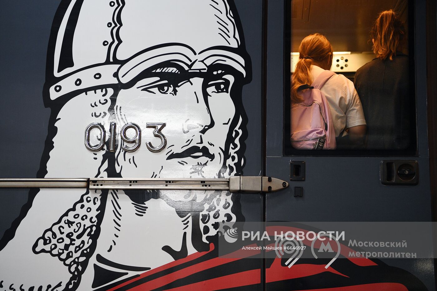 Запуск тематического поезда, посвященного 800-летию со дня рождения князя А. Невского