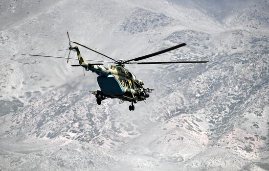 Военные учения ОДКБ "Рубеж-2021" в Киргизии