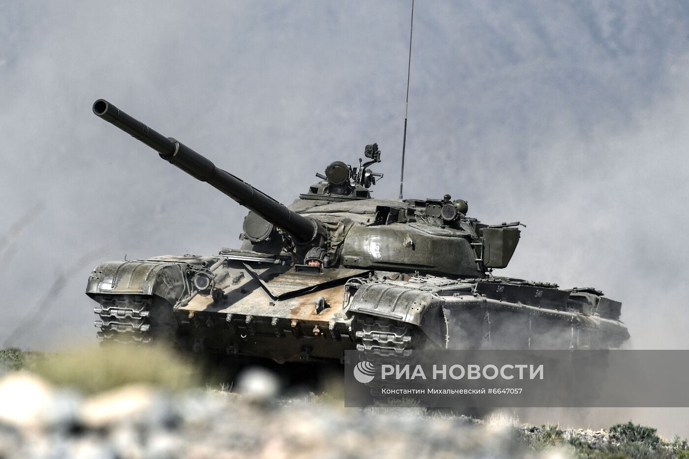 Военные учения ОДКБ "Рубеж-2021" в Киргизии